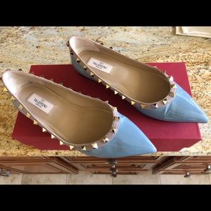 Valentino Rock Studs flats US 7